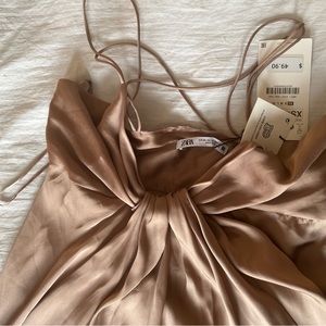 Satin Dress midi length